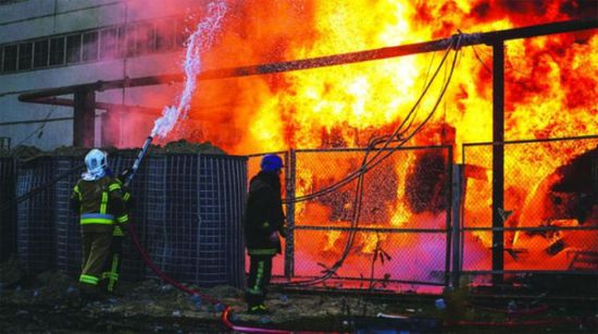 استهداف روسي لمحطات الطاقة بأوكرانيا