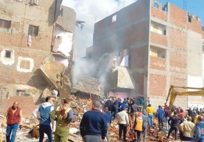 ضحايا في انهيار مبنى سكني بشمال مصر
