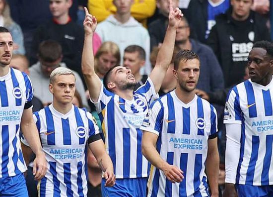 برايتون يتعادل مع بالاس في الدوري الإنجليزي