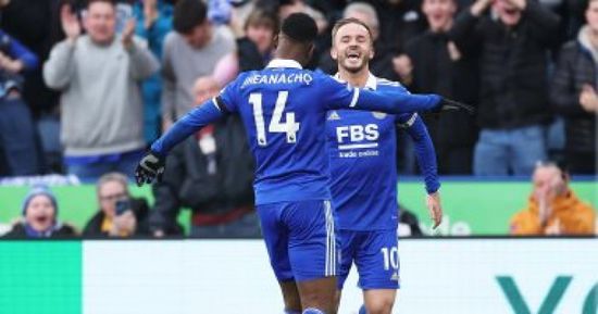 خسارة كبيرة لفريق توتنهام أمام ليستر سيتي