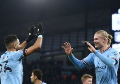 السيتي يفوز على أستون فيلا بثلاثية