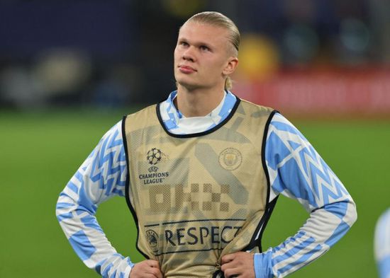 هالاند يتسبب في قلق بالسيتي قبل مواجهة أرسنال