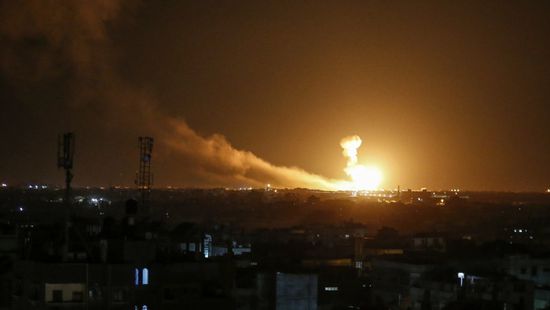 الجيش الإسرائيلي يستهدف أهدافًا لحماس بغزة