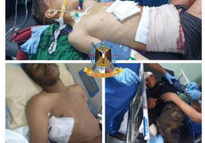 مسيرة حوثية تقتل طفلا وتصيب اثنين آخرين بمريس