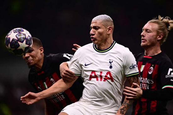 ميلان يتغلب على توتنهام بهدف نظيف