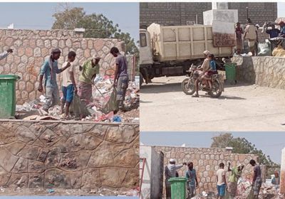 حملة لتنظيف مستشفى أحور العام