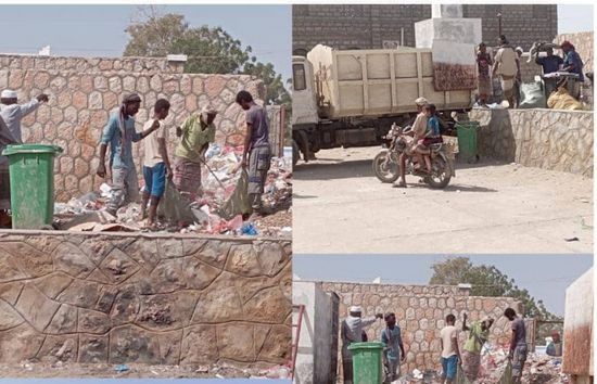 حملة لتنظيف مستشفى أحور العام