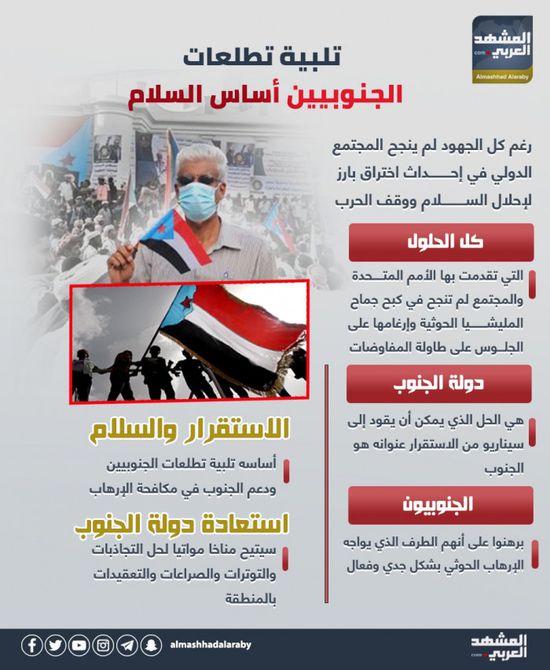 تلبية تطلعات الجنوبيين أساس السلام (إنفوجراف)