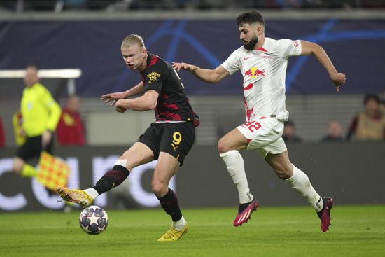 مانشستر سيتي يتعثر أمام لايبزيغ بدوري الأبطال