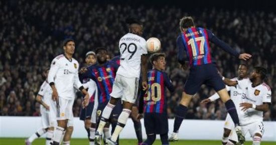 صدام قوي بين برشلونة واليونايتد في الدوري الأوروبي