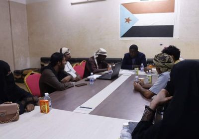 انتقالي الغيضة يطلع على احتياجات مركز حي الجحي