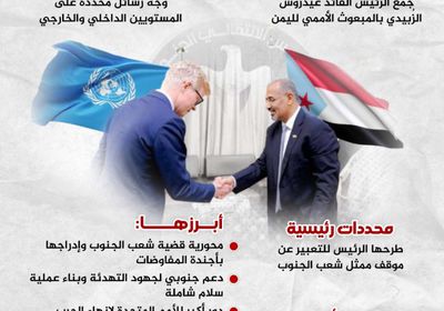 الرئيس الزُبيدي.. والكلمة النهائية (إنفوجراف)