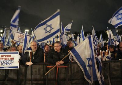 آلاف الإسرائيليين ينظمون تظاهرة تنديدًا بتعديلات النظام القضائي