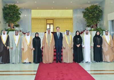 بشار الأسد يستقبل وفد المجلس الوطني الاتحادي الإماراتي