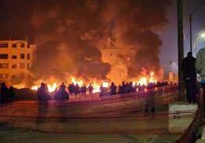 مستوطنون يحرقون منازل بنابلس واستشهاد فلسطيني