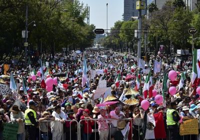 تظاهرة جديدة في المكسيك ضد تعديلات هيئة الانتخابات