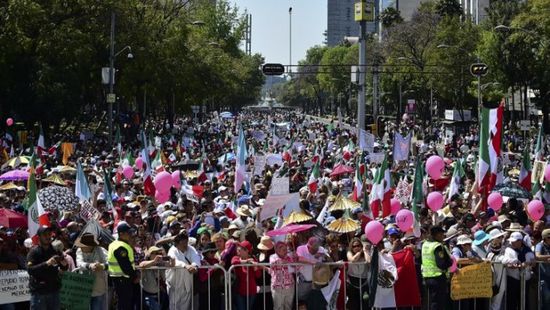 تظاهرة جديدة في المكسيك ضد تعديلات هيئة الانتخابات