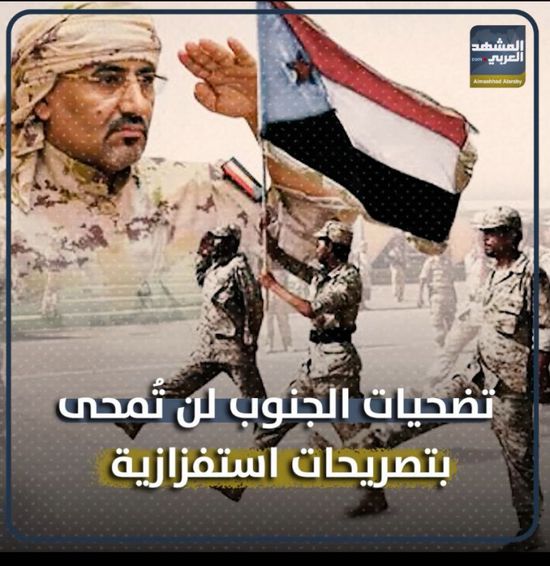 تضحيات ‫الجنوب‬ لن تُمحى بتصريحات استفزازية (فيديوجراف)