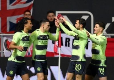 مانشستر سيتي يعبر بريستول سيتي بكأس إنجلترا