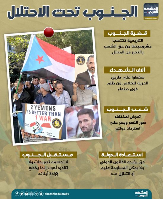 الجنوب تحت الاحتلال (إنفوجراف)