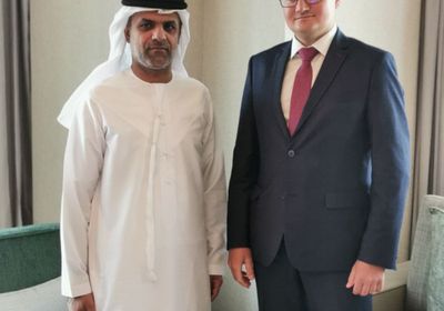 سفيرا الإمارات وروسيا يبحثان جهود الحل السلمي