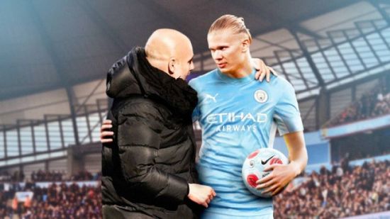 غوارديولا يعلق على رغبة هالاند في الانتقال لريال مدريد