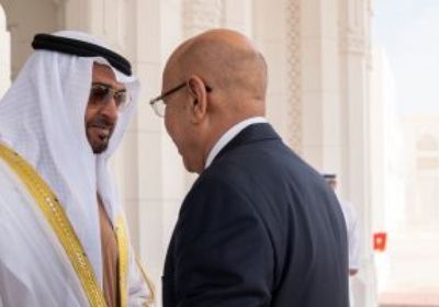 رئيس الإمارات يبحث مع نظيره الموريتاني تعزيز علاقات البلدين