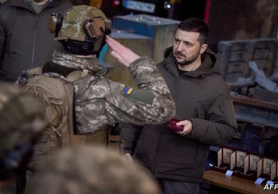 تعزيزات من الجيش الأوكراني في باخموت
