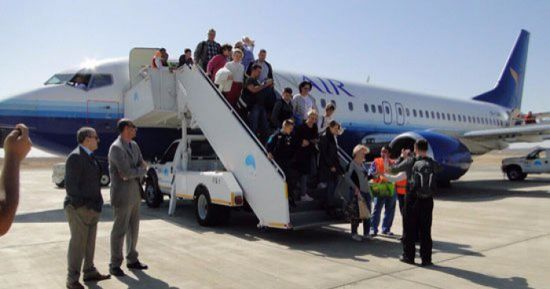 مطار مرسى علم الدولي يستقبل 13 رحلة طيران