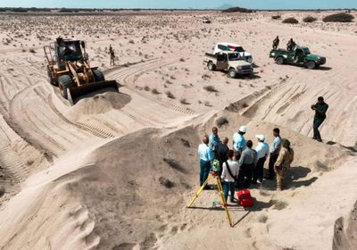 انتشار فرق الطيران المدني بموقع مطار عدن المستقبلي