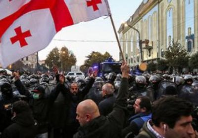 اعتقال عشرات المحتجين في جورجيا 