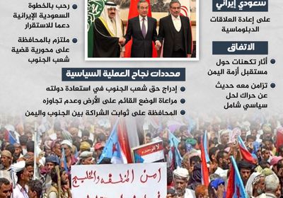 مستقبل الجنوب بعد الاتفاق السعودي الإيراني (إنفوجراف)