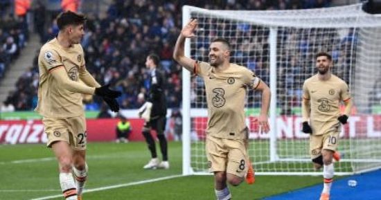 تشيلسي ينتصر على ليستر سيتي بثلاثية