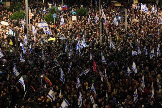 إسرائيل تسجل أعداد متظاهرين غير مسبوقة