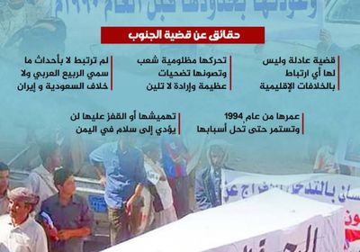 الجنوب.. قضية لا تموت (إنفوجراف)