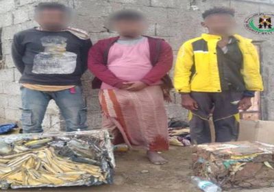 ضبط 3 لصوص متلبسين بسرقة شاحنة نقل في لحج