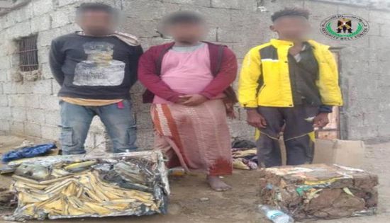 ضبط 3 لصوص متلبسين بسرقة شاحنة نقل في لحج