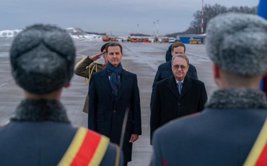 الرئيس السوري يصل إلى موسكو 