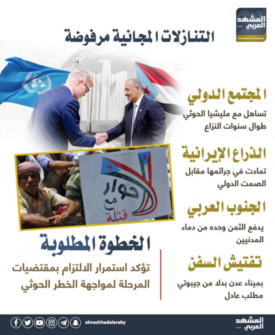 التنازلات المجانية مرفوضة (إنفوجراف)