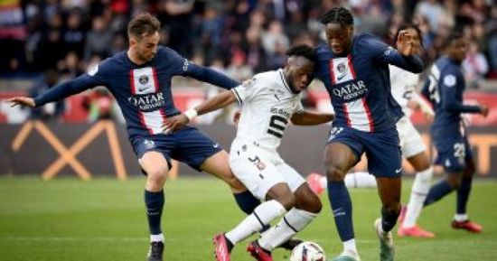 سان جيرمان يتعرض للهزيمة أمام رين بثنائية