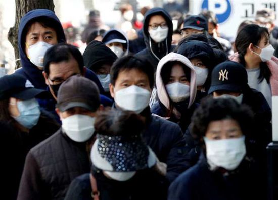 كوريا الجنوبية تسجل 12 ألف إصابة بكورونا خلال 24 ساعة