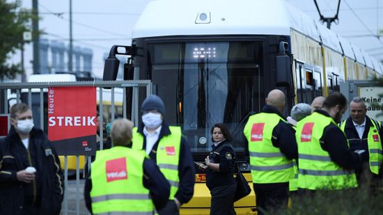 إضراب بقطاع النقل في ألمانيا للمطالبة بزيادة الأجور