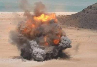 تفجير مخلفات حرب شمال مصنع الحديد بوادي دوفس بأبين