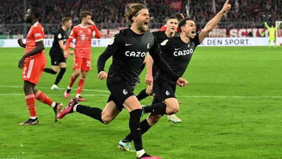 فرايبورغ يطيح بمنافسه بايرن ميونخ من كأس ألمانيا