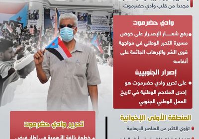 رسائل إصرار جنوبية من قلب وادي حضرموت (إنفوجراف)