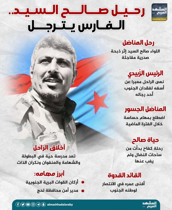 رحيل صالح السيد.. الفارس يترجل (إنفوجراف)
