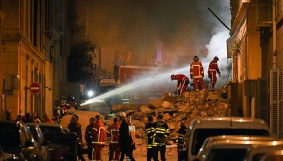 5 جرحى على الأقل بانهيار مبنى في مدينة مرسيليا