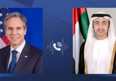 مباحثات إماراتية أمريكية حول تطورات الأوضاع بالمنطقة