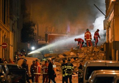 أمل بالعثور على ناجين في انهيار مبنى في مرسيليا
