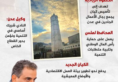 لملس يرعى التنمية بنادي رجال الأعمال (إنفوجراف)